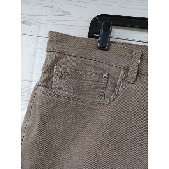 english laundry Chino pants Regular 40x32 Brown Straight Leg Flat Front Preppy - Picture 2 of 9